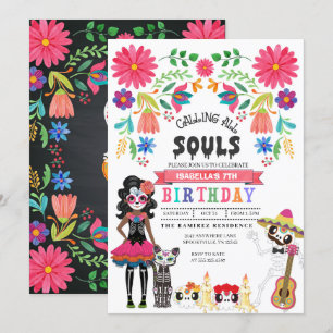 Invitation Jour de l'Halloween mortes