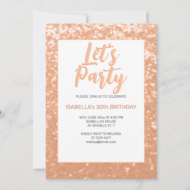 Invitation Jour de pêche parfumée pour adultes (Devant)