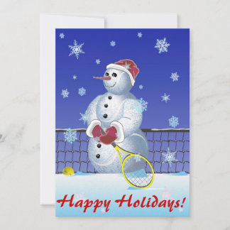 Invitation Jour des fêtes de Snowman