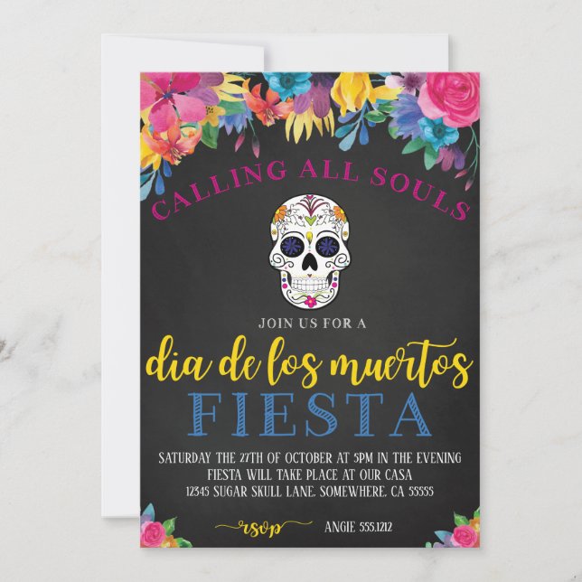 INVITATION JOUR DES MORTS (Devant)