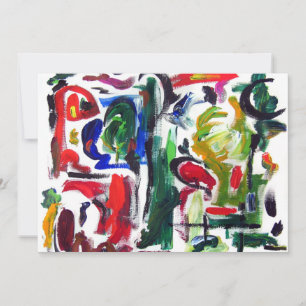 Invitation "Jour typique" Abstraite