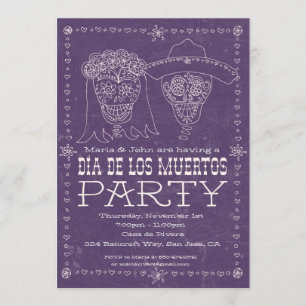 Invitation Journée Dia de los Muertos de l'Invitation Morte