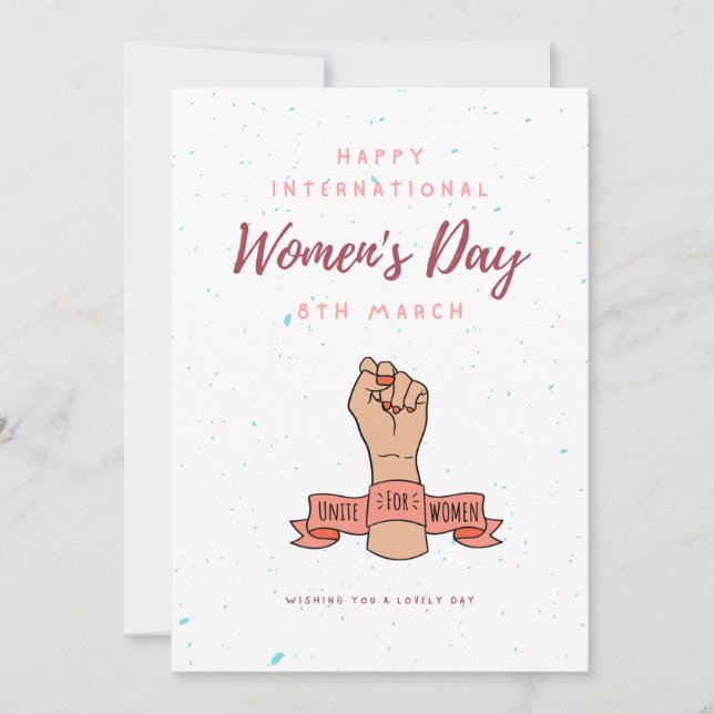 Invitation Journée internationale de la femme 08 (Devant)