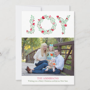Invitation JOY Botanical Photo