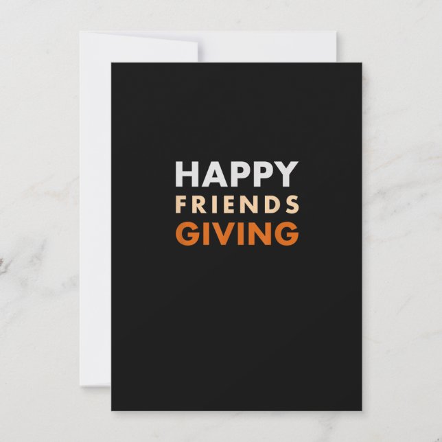 Invitation Joyeuse Chemise Thanksgiving Friendsgiving (Devant)