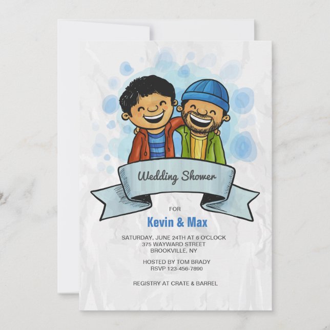 Invitation joyeuse et gay (Devant)