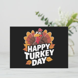 Invitation Joyeuse fête de Thanksgiving Day Gift