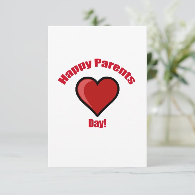 Invitation Joyeuse Fête des Parents ! (Debout devant)