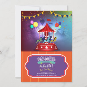 Invitation Joyeuse Go Round