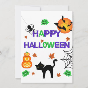 Invitation Joyeuse Halloween