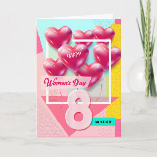 Invitation Joyeuse Journée internationale des femmes ! 8 mars