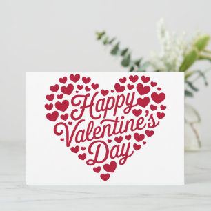 Invitation Joyeuse Saint-Valentin Saint-Valentin Amour Coeur