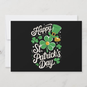 Invitation Joyeuse St Patrick's Day Patrimoine Irlandais St P
