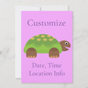 Invitation Joyeuse tortue souriante Thunder_Cove
