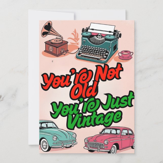 Invitation Joyeuses cartes d'anniversaire (Devant)