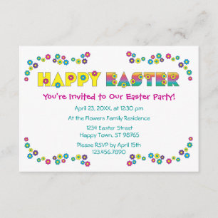 Invitation Joyeuses Pâques