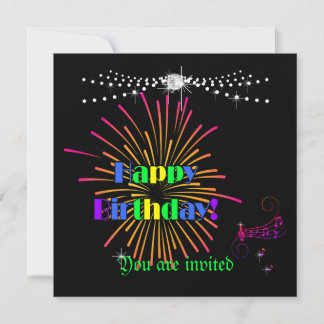 Invitation Joyeux anniversaire !