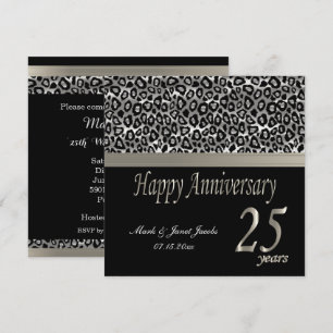 Invitation Joyeux anniversaire 25 ans