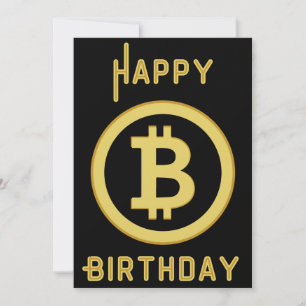 Invitation Joyeux Anniversaire Bitcoin Gold