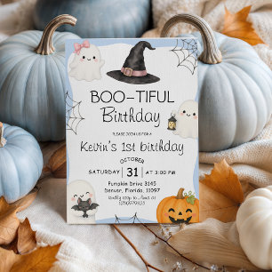 Invitation Joyeux Anniversaire Boo Tiful Fantôme 1er Annivers