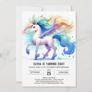 Invitation Joyeux anniversaire de Cheval numérique