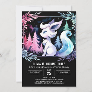 Invitation Joyeux anniversaire de Jungle Wolf