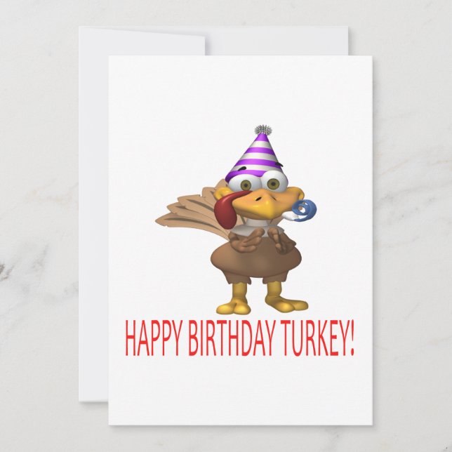 Invitation Joyeux anniversaire de la Turquie (Devant)