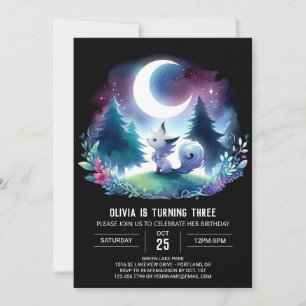 Invitation Joyeux anniversaire de Whimsy Wolf