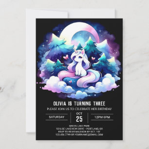 Invitation Joyeux Anniversaire du Cheval Whimsical