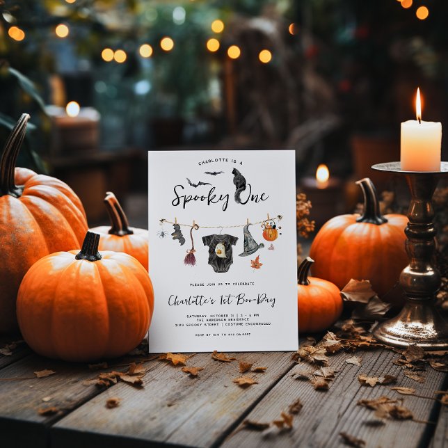 Invitation Joyeux Anniversaire Halloween de la Petite Créatur (Créateur téléchargé)