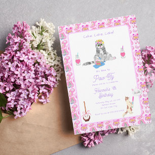 Invitation Joyeux Anniversaire Les Chats Font La Fête
