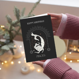 Invitation Joyeux Anniversaire Mystique Poissons Zodiac Horos