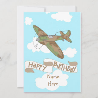 Invitation Joyeux Anniversaire petit pilote