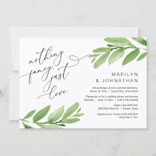 Invitation Joyeux Après La Fête, L'Édifice, La Verdure