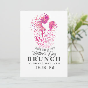 Invitation Joyeux Brunch de la Fête des Mères