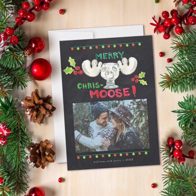 Invitation Joyeux Chris-Moose de National Lampoon - Photo (Card on table)