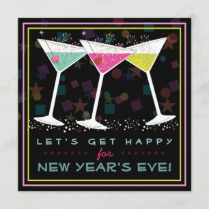 Invitation Joyeux Cocktail de Nouvel An