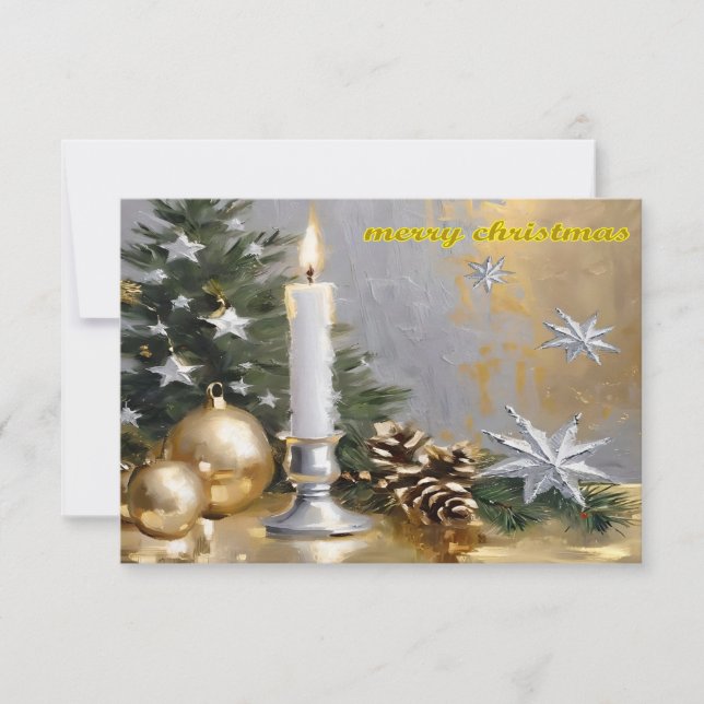 Invitation Joyeux Noël (Devant)