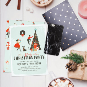 Invitation Joyeux Noël   Fête Virtuelle de Noël