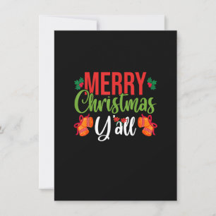 Invitation Joyeux Noël Y'all Joyeux Noël