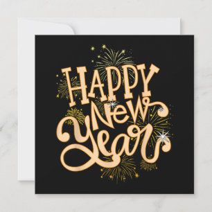 Invitation Joyeux Nouvel An Nouvel An Soirée Femmes Hommes Fa