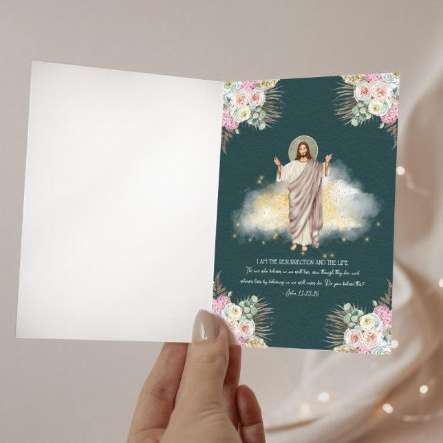 Invitation Joyeux Pâques traditionnel catholique (Créateur téléchargé)