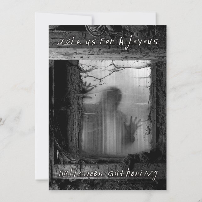 Invitation joyeux rassemblement de halloween (Devant)