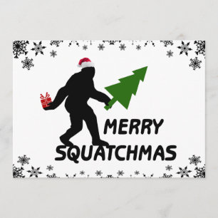 Invitation Joyeux Squatchmas