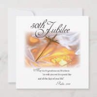 Jubilé d'or Vie religieuse, Cross Candle