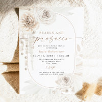 JULIA Boho Floral Pearls & Prosecco Fête des marié