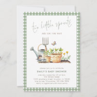Jumeaux Deux Petits Pousses Sage Gingham Baby Show