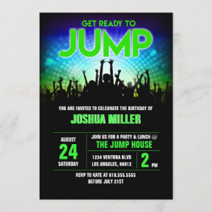 Invitation Jump Anniversaire