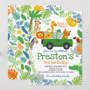 Invitation Jungle Drive By
