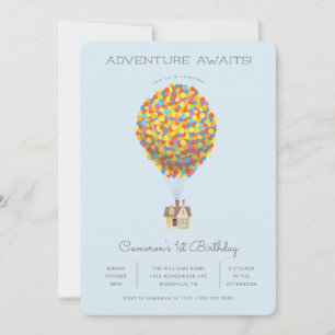 Invitation JUSQU'   Aventure Attend 1er Anniversaire Invitati